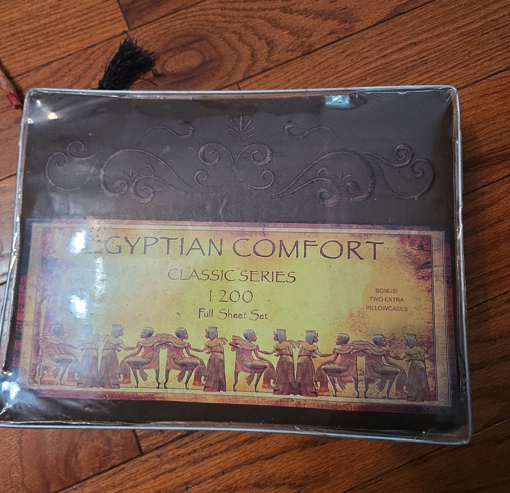 Egyptian Comfort Classic Series 1200 Full Sheet Set - Brown